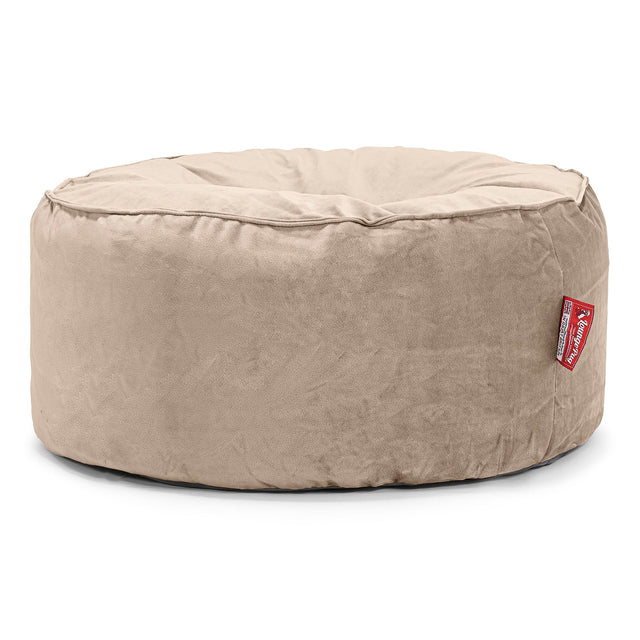 Sitzhocker Pouf - Samt Nerzfarben 01