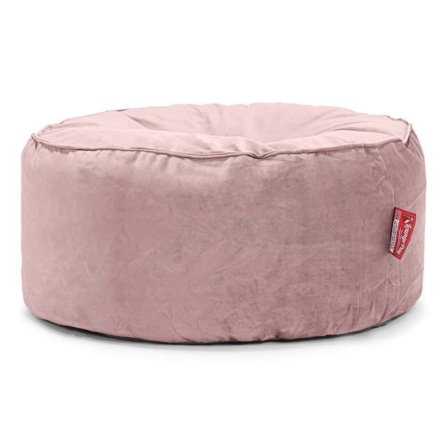 Sitzhocker Pouf - Samt Pink 01