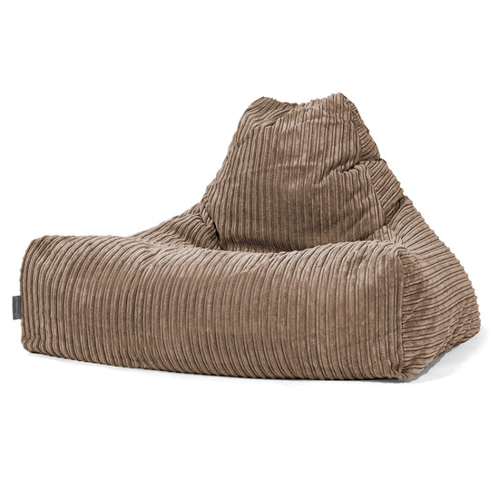Sitzsack Lounge Sessel - Cord Mocca 01
