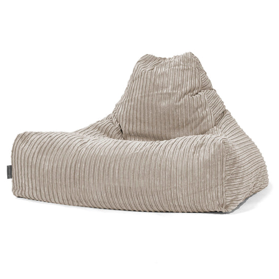 Sitzsack Lounge Sessel - Cord Nerzfarben 01