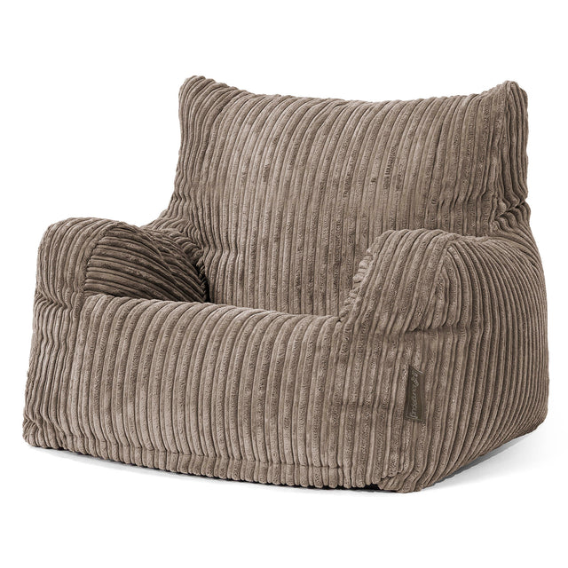 Josephine Sitzsack Ohrensessel - Cord Beigegrau 01
