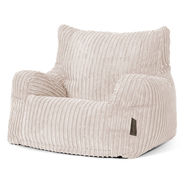 Josephine Sitzsack Ohrensessel - Cord Elfenbein 01