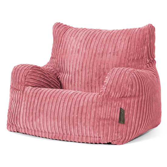 Sitzsack Ohrensessel - Cord Koralle 01