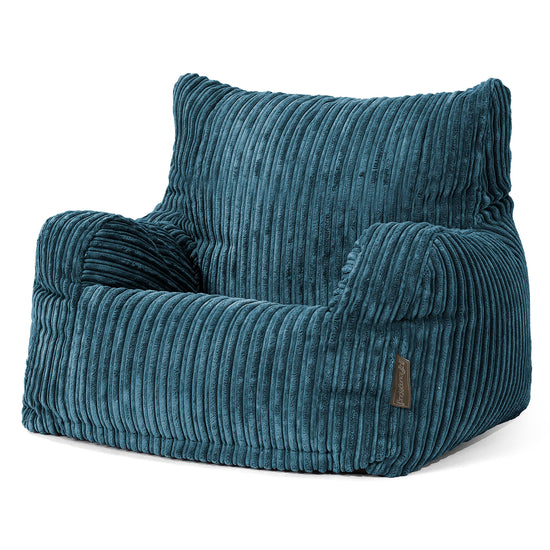 Josephine Sitzsack Ohrensessel - Cord Marineblau 01