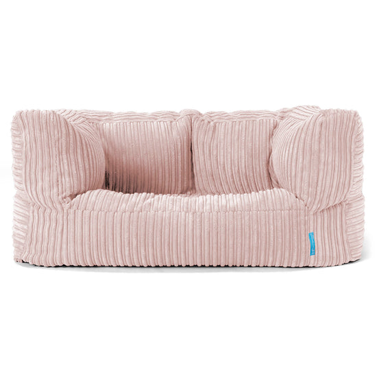 Kindersofa Albert 2-6 jahren - Cord Rosa_01