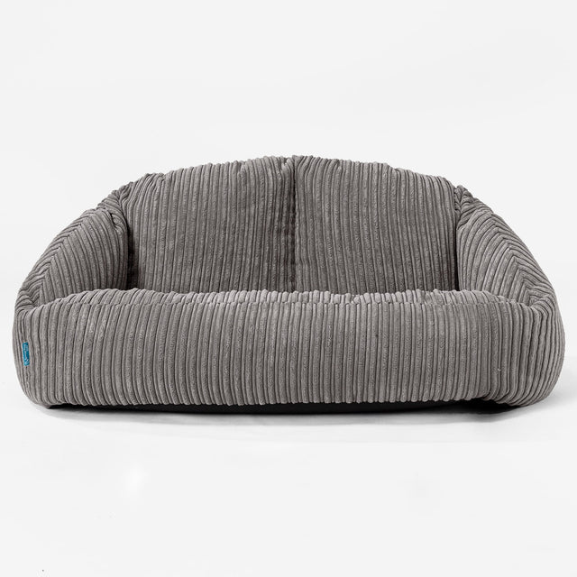 Kindersofa Bubble 2-6 jahren - Cord Schiefergrau 01