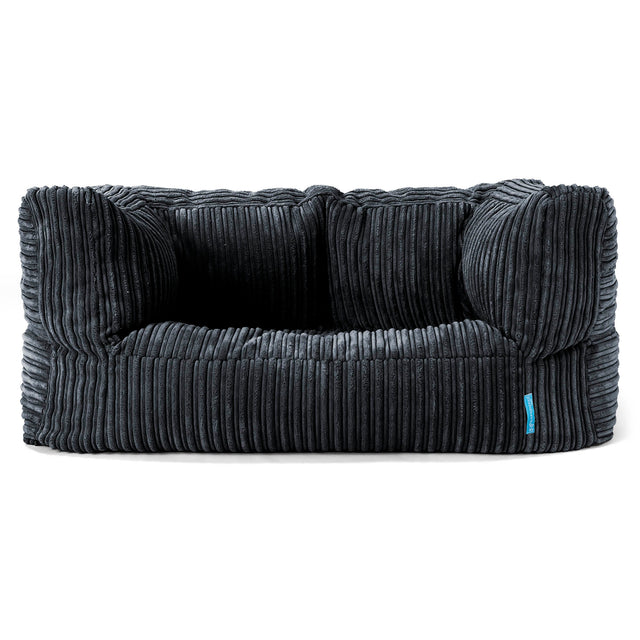 Kindersofa Albert 2-6 jahren - Cord Schwarz_01