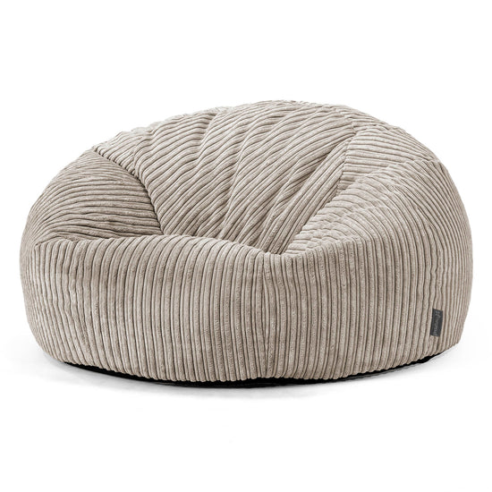 Sitzsack Sofa - Cord Nerzfarben 01