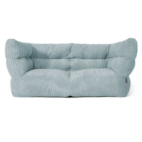 2-Sitzer Louis Sitzsacksofa - Cord Mintgrün 01