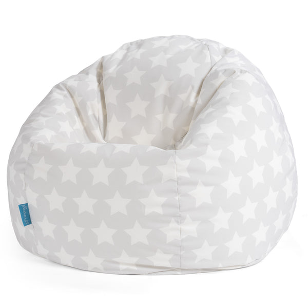 Klassischer Sitzsack Sessel - Druck Grau Star 01
