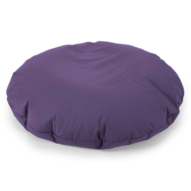 Flexforma Runder Sitzsack als Bodenkissen für Erwachsene - Pflegeleicht Lila 01