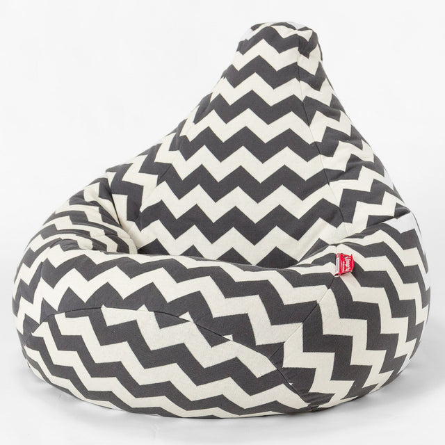 Gaming Sitzsack Sessel Ersatz Bezug - Gestrickte 01