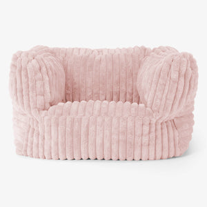 Albert Sitzsack Ohrensessel - Ultra Plüsch Cord Pastellrosa