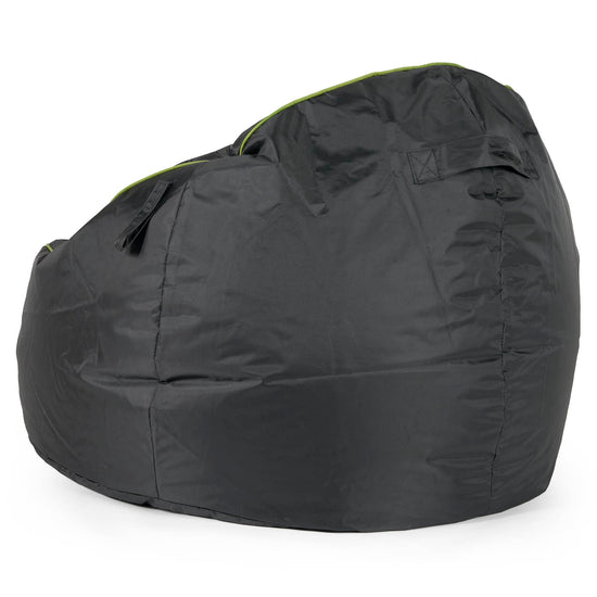 Egg Gaming Sitzsack - Schwarz / Grün 03