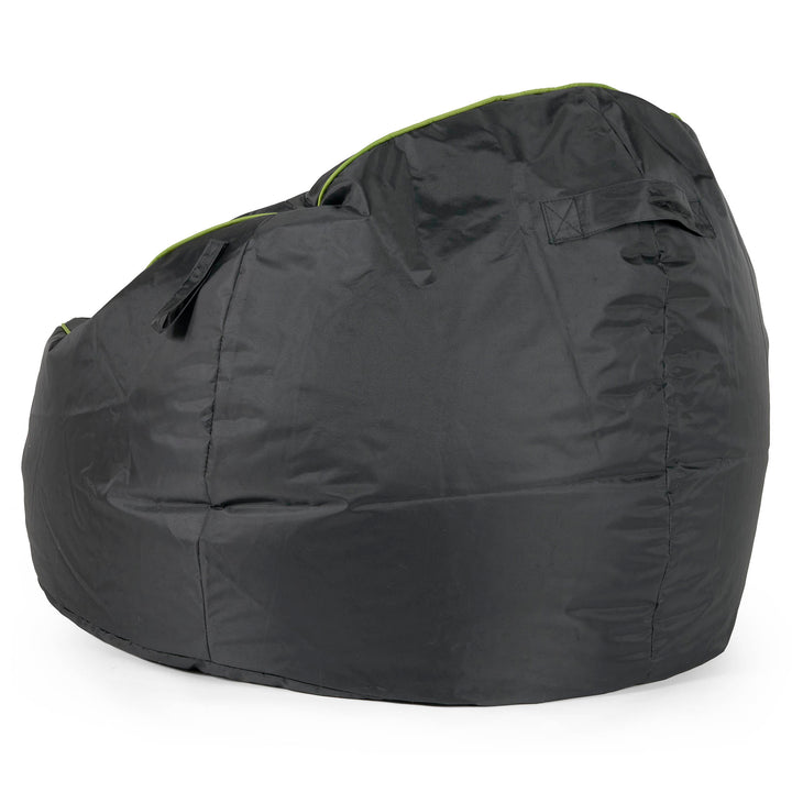 Egg Gaming Sitzsack - Schwarz / Grün 03