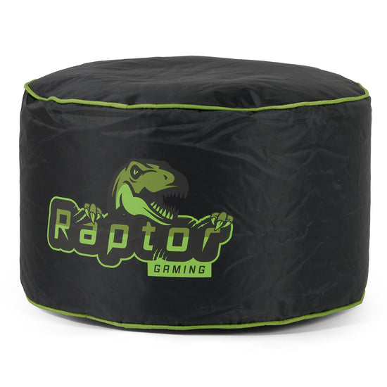 Gaming Sitzsack im Autositz-Stil - Schwarz / Grün 04