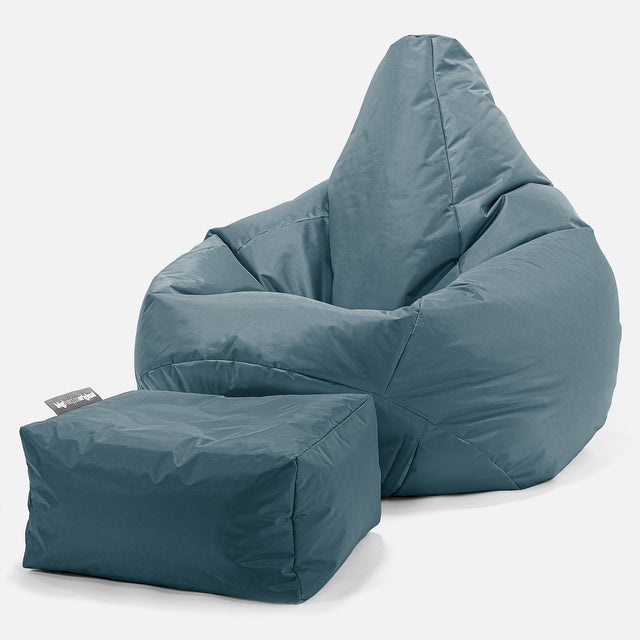 Gaming Sitzsack Sessel Outdoor - SmartCanvas™ Türkis 01