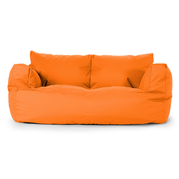 Josephine Sitzsack Sofa - Pflegeleicht für Draußen Orange 01