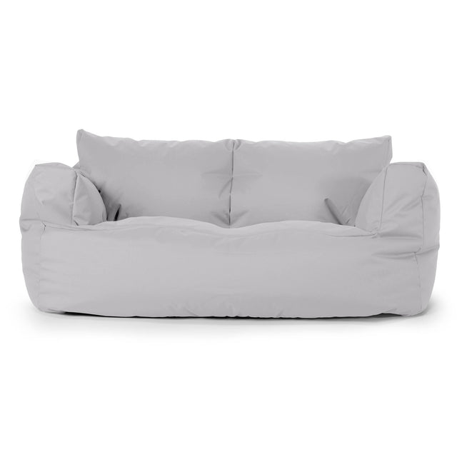 Josephine Sitzsack Sofa - Pflegeleicht für Draußen Silber 01
