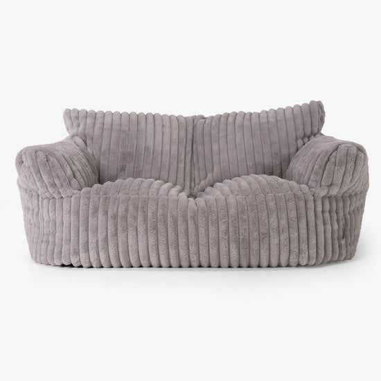 Josephine Sitzsack Sofa - Ultra Plüsch Cord Nerzfarben 01