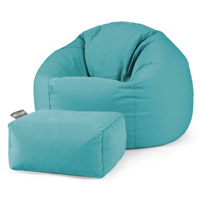 SoleiStorm™ Ultra 2000 h+ Klassischer Sitzsack Sessel - Olefin Aqua 02