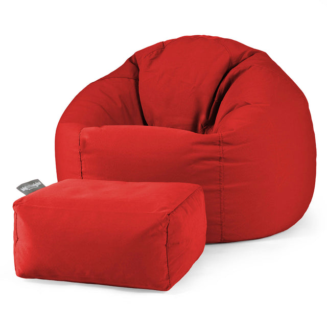 SoleiStorm™ Ultra 2000 h+ Klassischer Sitzsack Sessel - Olefin Rot 02