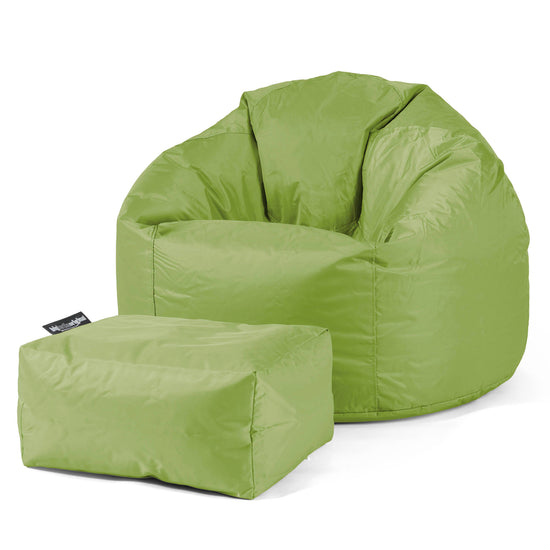 Klassischer Sitzsack Sessel - SmartCanvas™ Hellgrün 02