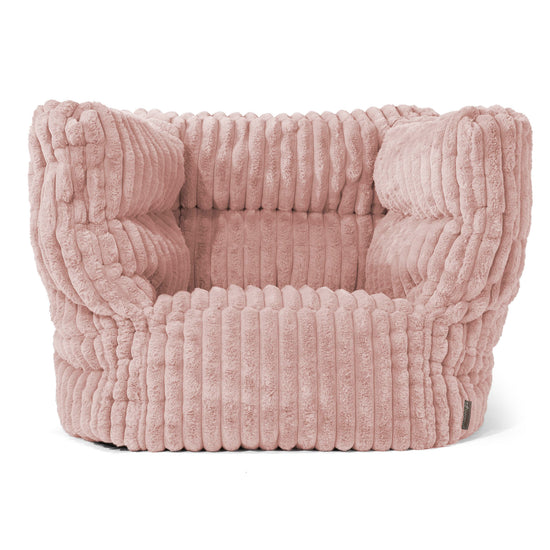 Louis Sitzsack Ohrensessel - Ultra Plüsch Cord Pastellrosa 01
