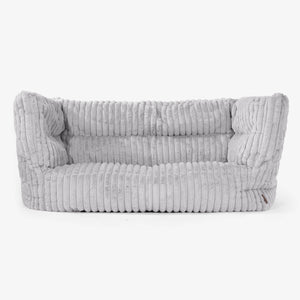 2-Sitzer Albert Sitzsacksofa 2.0 - Ultra Plüsch Cord Grau