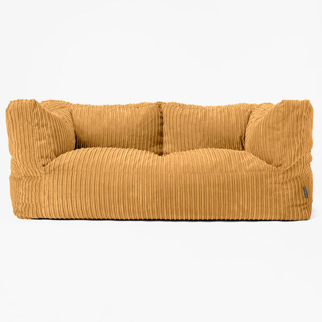 2-Sitzer Albert Sitzsacksofa - Cord Goldhonig 01