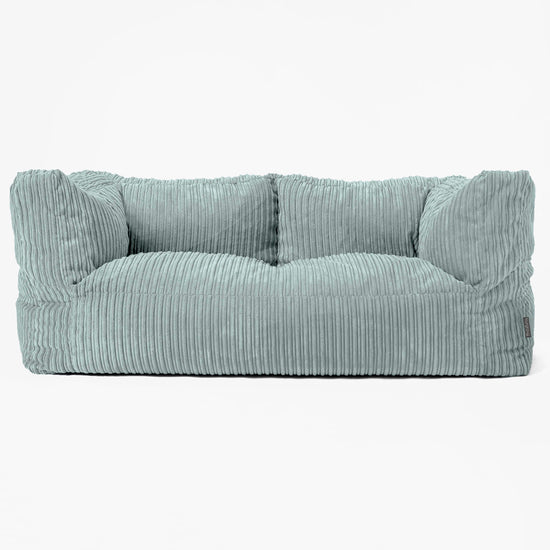 2-Sitzer Albert Sitzsacksofa - Cord Mintgrün 01