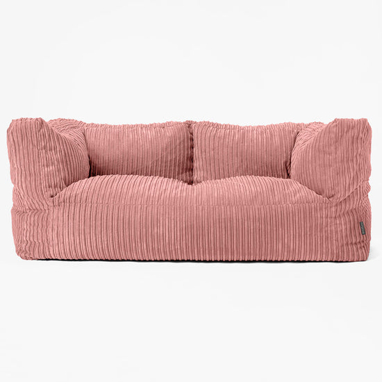 2-Sitzer Albert Sitzsacksofa - Cord Pfirsich 01