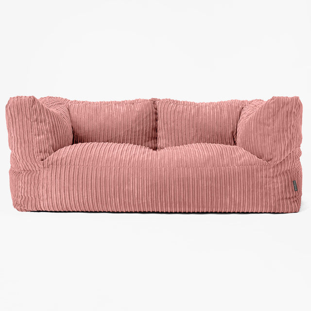 2-Sitzer Albert Sitzsacksofa - Cord Pfirsich 01