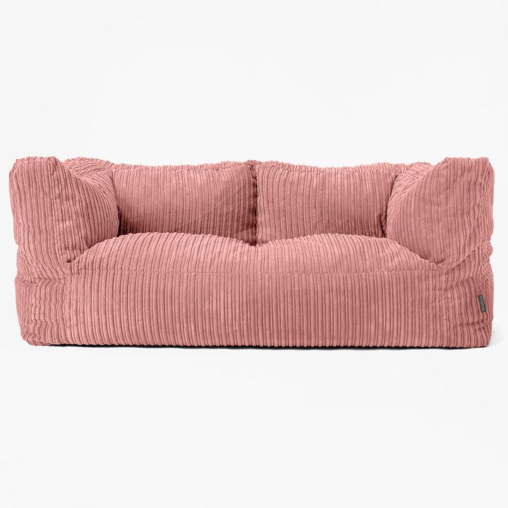 2-Sitzer Albert Sitzsacksofa - Cord Pfirsich 01