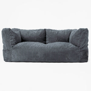 2-Sitzer Albert Sitzsacksofa - Cord Schiefergrau