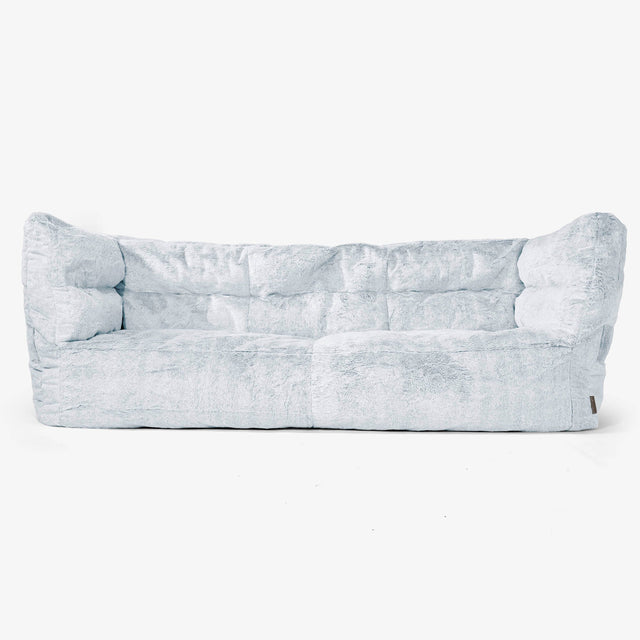 3-Sitzer Louis Sitzsacksofa Ersatz Bezug - Kaninchen Kunstfell 01