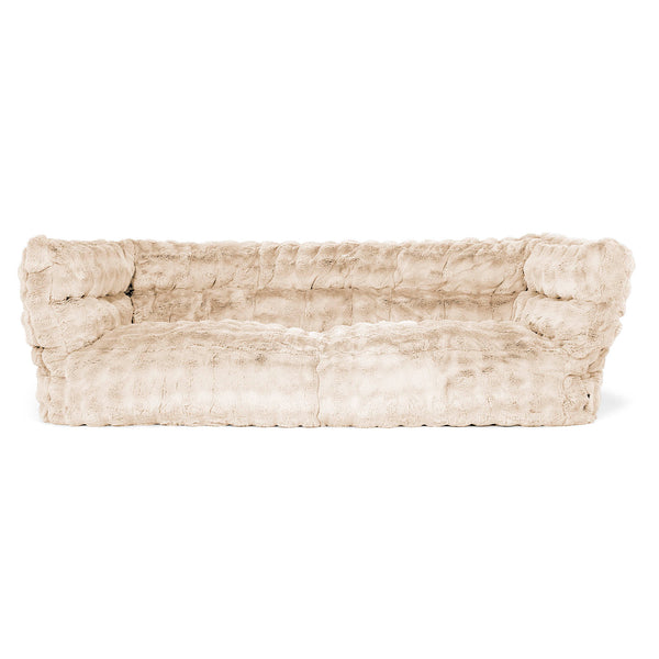 3-Sitzer Albert Sitzsacksofa 2.0 - Bubble Pelz Creme 01