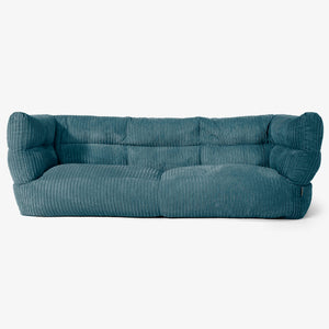 3-Sitzer Albert Sitzsacksofa 2.0 - Cord Blaugrün
