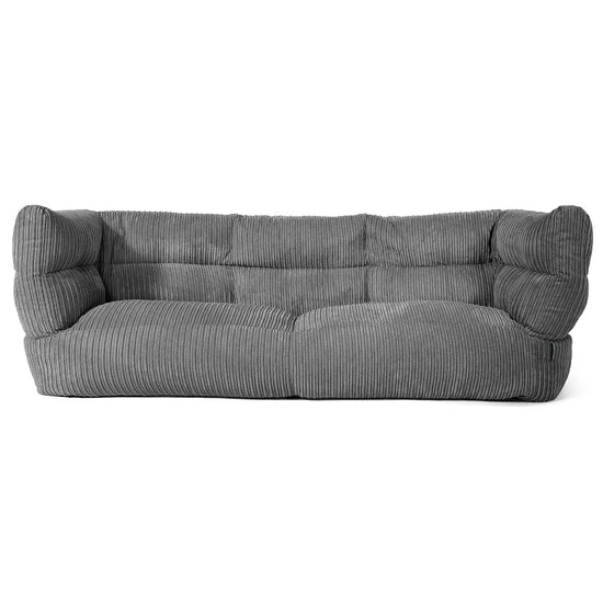 3-Sitzer Albert Sitzsacksofa 2.0 - Cord Schiefergrau 01