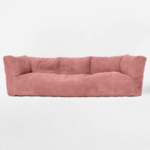 3-Sitzer Albert Sitzsacksofa - Cord Pfirsich