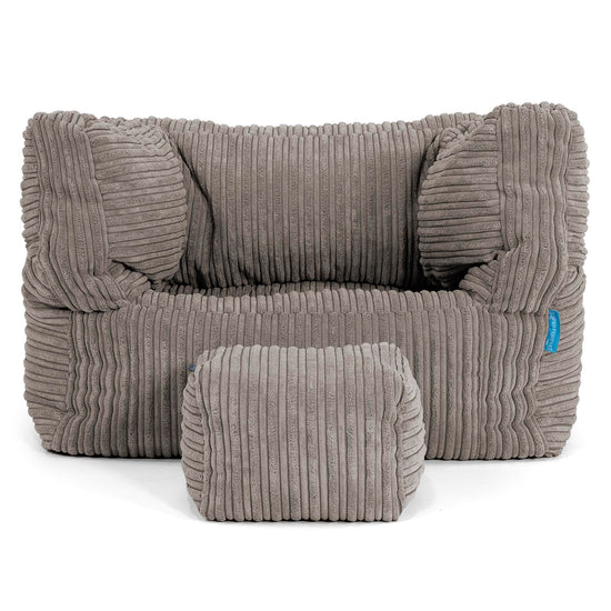 Albert Kinder Sitzsack Sessel 1-5 Jahre - Cord Graphitgrau_03