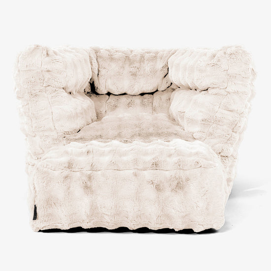 Albert Sitzsack Ohrensessel 2.0 - Bubble Pelz Creme 02