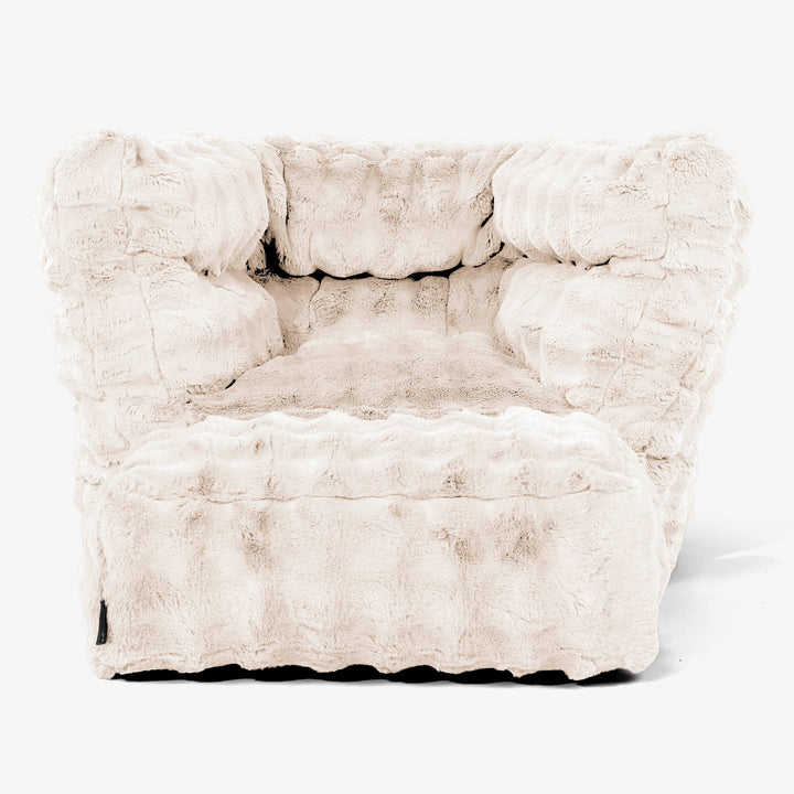 Albert Sitzsack Ohrensessel 2.0 - Bubble Pelz Creme 02