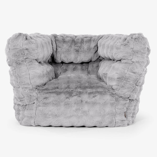 Albert Sitzsack Ohrensessel 2.0 - Bubble Pelz Grau 01