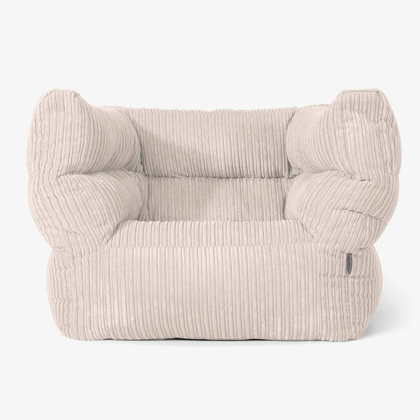 Albert Sitzsack Ohrensessel 2.0 -  Cord Elfenbein 01