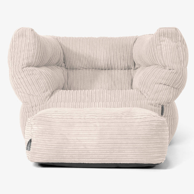 Albert Sitzsack Ohrensessel 2.0 -  Cord Elfenbein 02