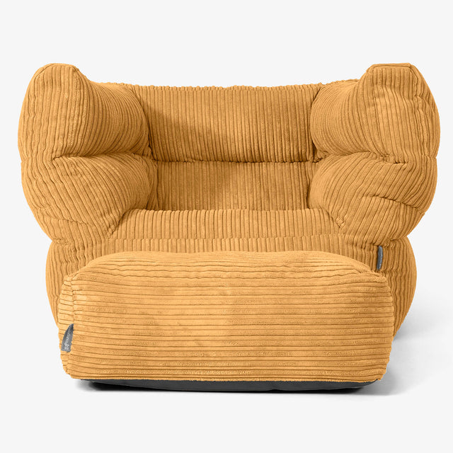 Albert Sitzsack Ohrensessel 2.0 -  Cord Goldhonig 02