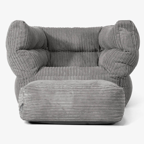 Albert Sitzsack Ohrensessel 2.0 -  Cord Graphitgrau 02