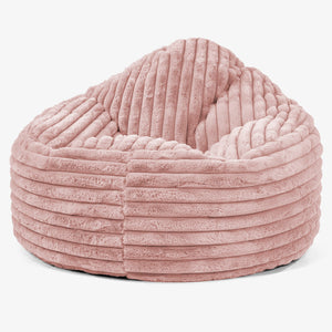 Archi Sitzsack - Ultra Plüsch Cord Pastellrosa