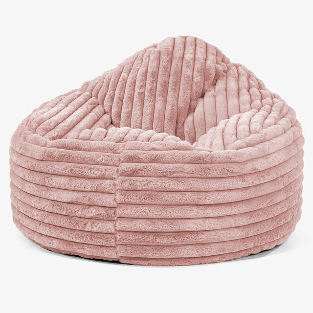 Archi Sitzsack - Ultra Plüsch Cord Pastellrosa 01